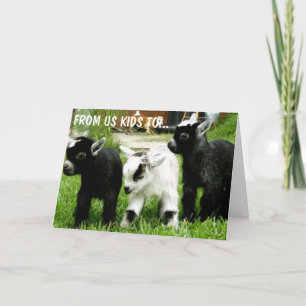 TARJETA DE LOS NIÑOS ESTADOUNIDENSES AL NIÑO EN SU CUMPLEA