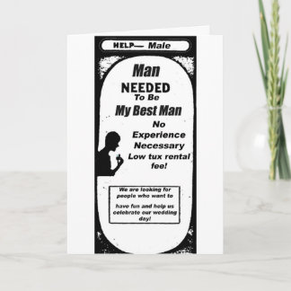 Tarjeta de los padrinos de boda