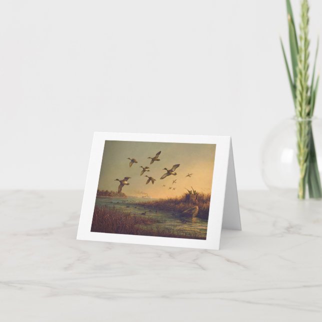 Tarjeta de los "patos silvestres del este de la (Anverso)