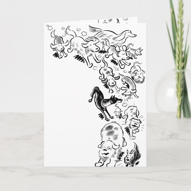 Tarjeta de los perros (Anverso)