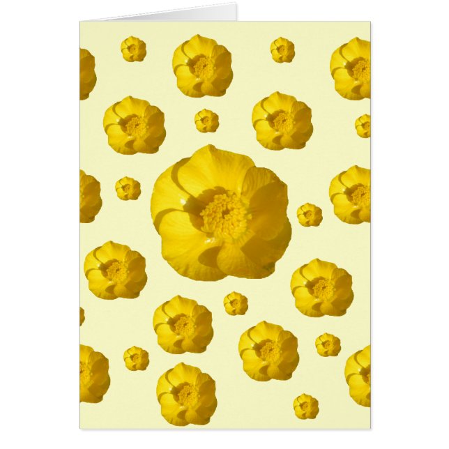 Tarjeta de los ranúnculos (Frente)