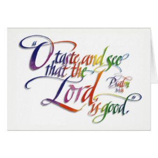 Tarjeta de los salmos