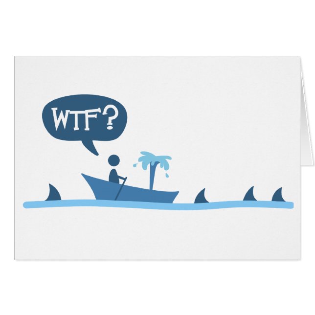 Tarjeta de los tiburones (Anverso (Horizontal))