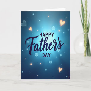 Tarjeta de Luces del Día del Padre Amoroso