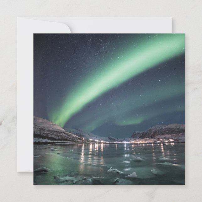 Tarjeta de luces del norte (Anverso)