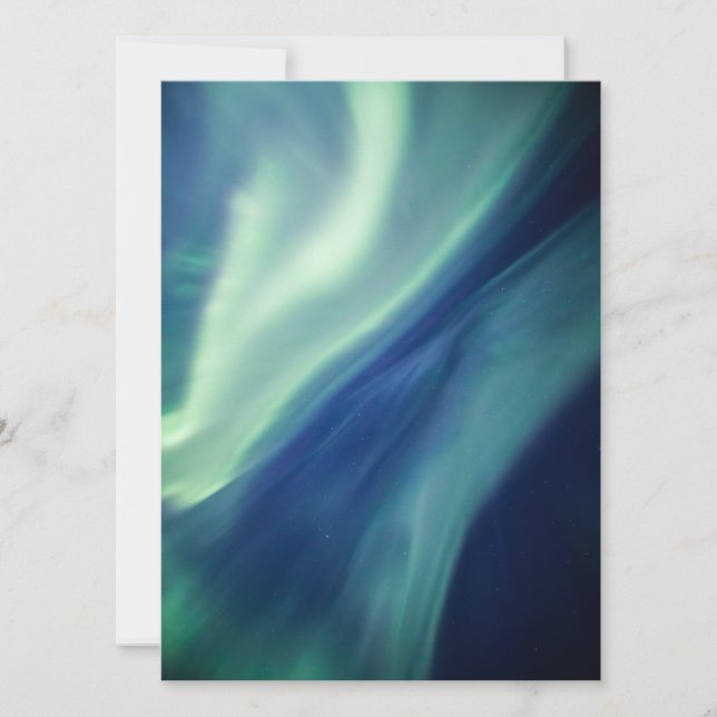 Tarjeta de Luces del Norte Noruega (Anverso)