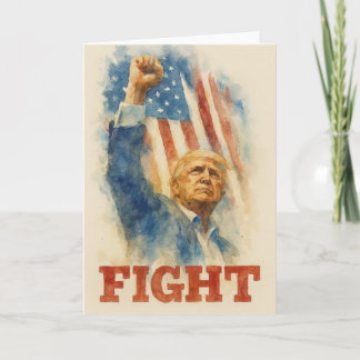 Tarjeta de lucha de Trump