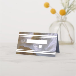 Tarjeta de lugar Boda de Beach Clams