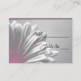 Tarjeta de lugar Boda de resaltado floral rosa cla
