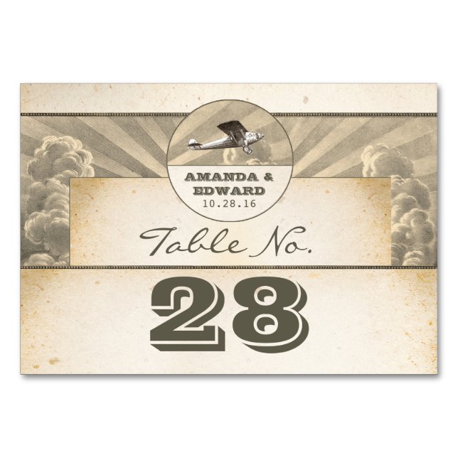 Tarjeta de lugar de boda de destino tropical con a (Anverso)