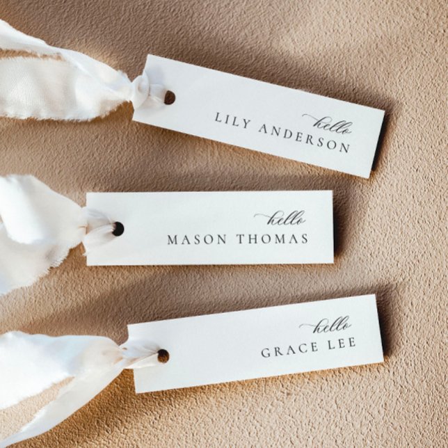 Tarjeta de lugar de boda moderna (Subido por el creador)