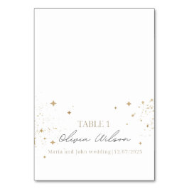 Tarjeta de lugar de boda, Tarjeta de nombre de cal