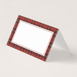 Tarjeta de lugar de cena para navidades | Red Plai