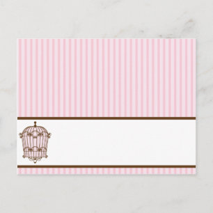 Tarjeta de lugar de escritura jaula/jaula de franj