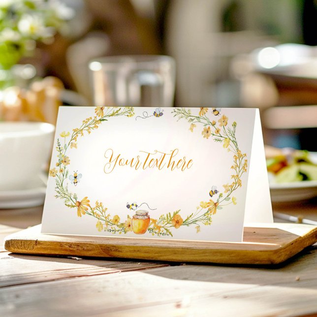 Tarjeta de lugar de fiesta de cumpleaños de Honey  (Subido por el creador)