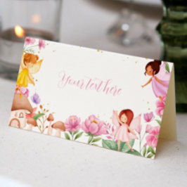 Tarjeta de lugar de fiesta de cumpleaños del Chica