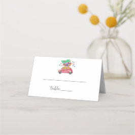 Tarjeta de lugar de invierno