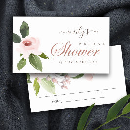 TARJETA DE LUGAR DE LA DUCHA DEL PUENTE DE RUBOR P