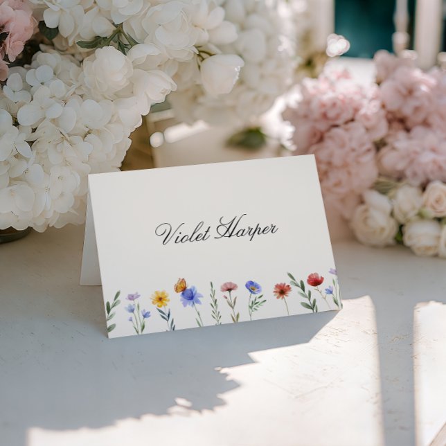 Tarjeta de lugar de mesa con monograma de boda de  (Subido por el creador)