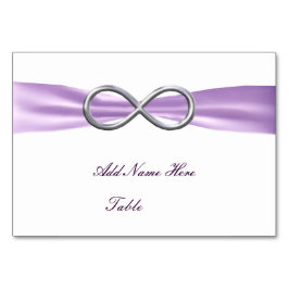 Tarjeta de lugar de mesa del Boda de infinito de L
