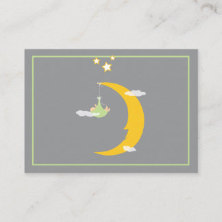 Tarjeta de lugar de mesa Moon and Stars