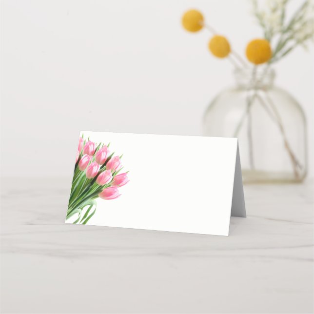 Tarjeta de lugar de nombre plegado (Anverso)
