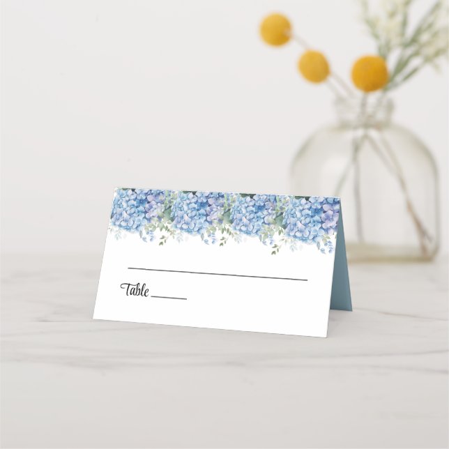 Tarjeta de lugar de nombre plegado boda (Anverso)