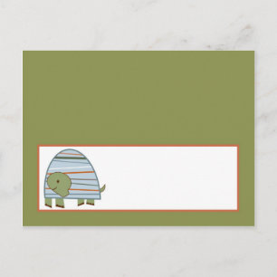 Tarjeta De Lugar Escrito Laguna Beach Turtle Frog 