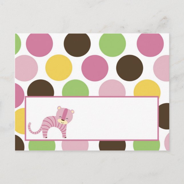 Tarjeta de lugar grabable Jungla Reina del tigre Z (Anverso)