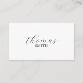 Tarjeta de lugar minimalista