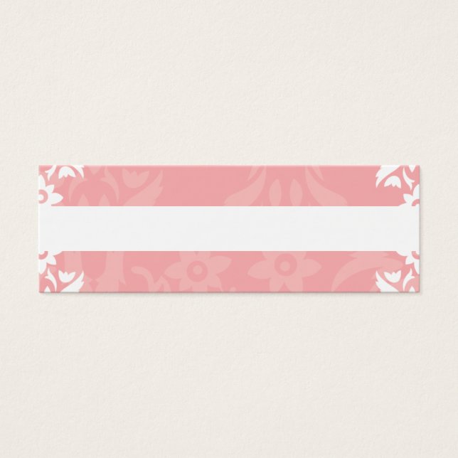 Tarjeta de lugar Nº 1 de diseño - PINK (Frente)