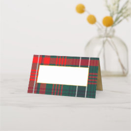 Tarjeta de lugar plegado Boda Wilson