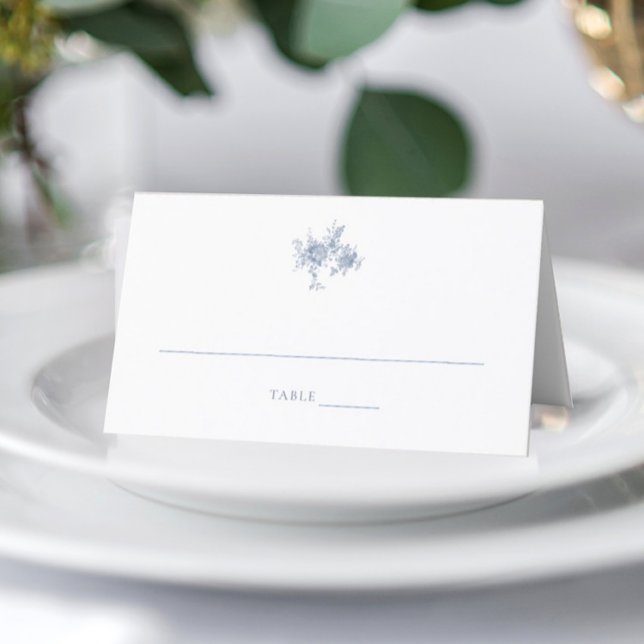 Tarjeta de lugar plegado de Boda azul turquesa vic (Subido por el creador)