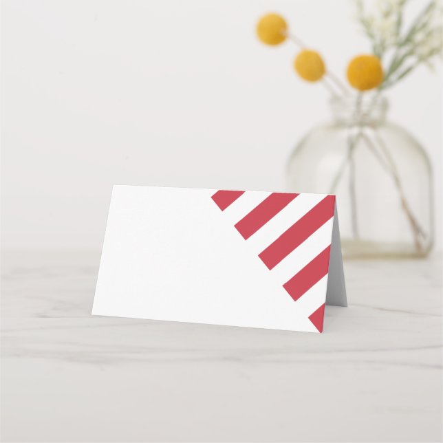Tarjeta de lugar plegado del Boda patriótico (Anverso)