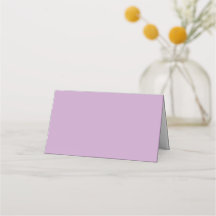 Tarjeta de lugar plegado Lilac