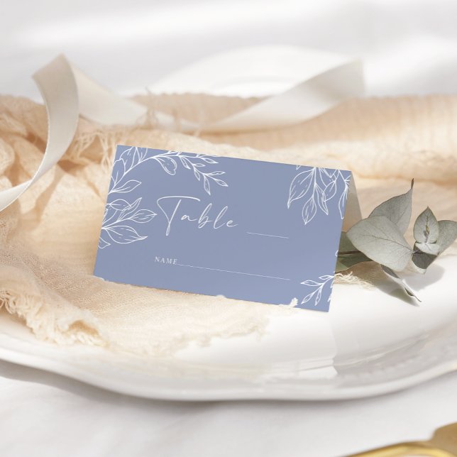 Tarjeta de lugar simple de Boda de flor de ventana (Subido por el creador)