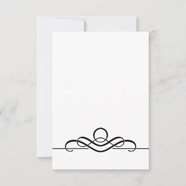 Tarjeta de lugar simple en blanco personalizable c (Anverso)