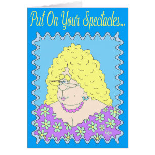 Tarjeta DE LUJO de la SEÑORA cumpleaños