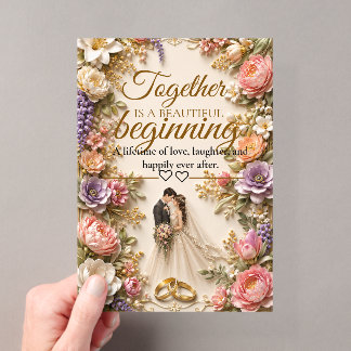 Tarjeta de lujo editable para invitación de boda
