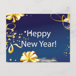 tarjeta de lujo, Feliz Año Nuevo.