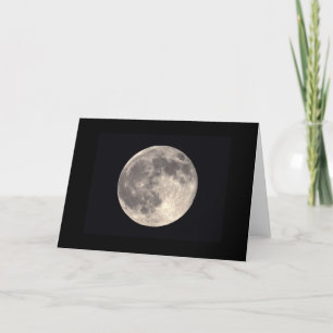 Tarjeta de luna completa