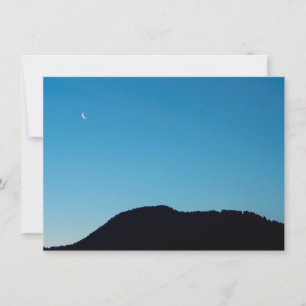 Tarjeta de luna creciente