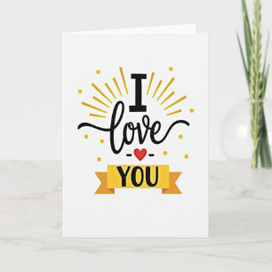 Tarjeta de Lunares con 'Te Amo'