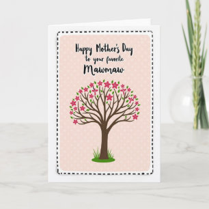 Tarjeta de Lunares Rosados
