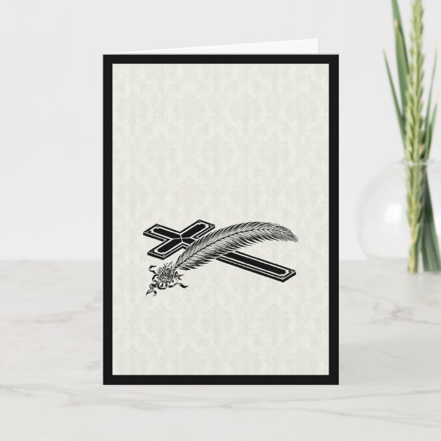 Tarjeta de luto (Anverso)