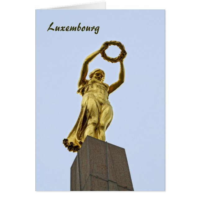Tarjeta de Luxemburgo (Frente)