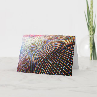 Tarjeta de luz de la ciudad