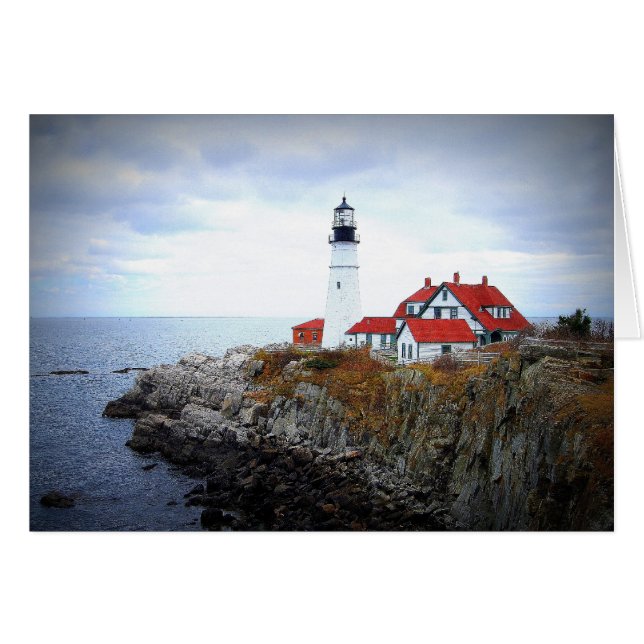 Tarjeta de luz Portland Head (Anverso (Horizontal))