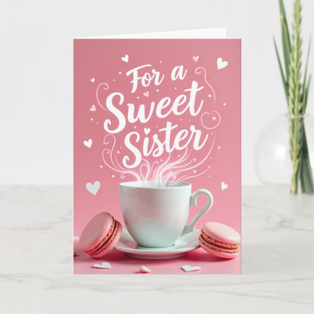 Tarjeta de Macarón de Hermana Dulce (Anverso)