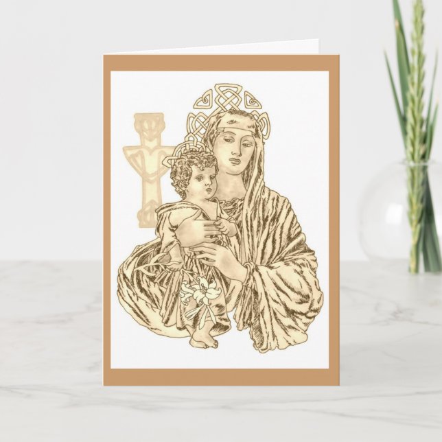 Tarjeta de Madonna del Celtic (Anverso)
